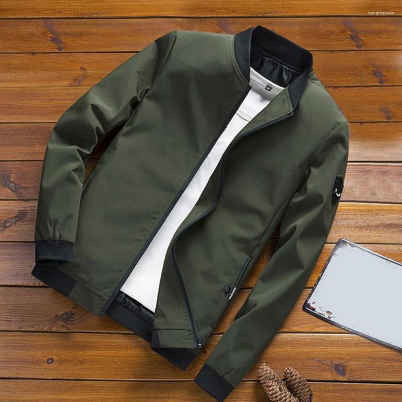 Men's Jackets Men Coat Trendy Temperament Solid Color Ribbing Bottom Zipper Jacket For Daily Wear, Army green
Men's Jackets Men Coat Trendy Temperament Solid Color Ribbing Bottom Zipper Jacket For Daily Wear, Army green