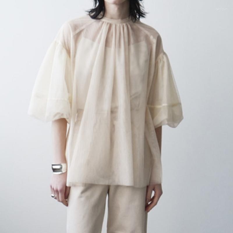 Women' Blouses WAKUTA JAPAN Vintage Blusas Mujer De Moda 2023 With Camis Vest O Neck Solid Color Lantern Sleeve Loose Casual Shirts, Beige 
Women' Blouses WAKUTA JAPAN Vintage Blusas Mujer De Moda 2023 With Camis Vest O Neck Solid Color Lantern Sleeve Loose Casual Shirts, Beige