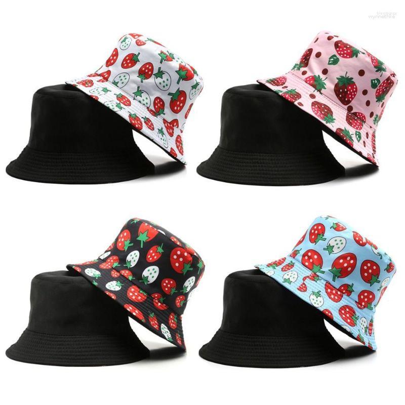 Berets Couple Outdoor Sunscreen Strawberry Pattern Sun Protection Bucket Hat Fisherman Basin Hats
Berets Couple Outdoor Sunscreen Strawberry Pattern Sun Protection Bucket Hat Fisherman Basin Hats