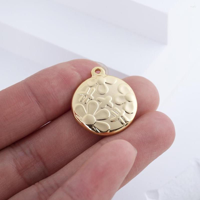 Pendant Necklaces Tangula Stainless Steel Exquisite Flower Round Women's Charm Necklace Accessories Valentine's Day Jewelry Gifts
Pendant Necklaces Tangula Stainless Steel Exquisite Flower Round Women's Charm Necklace Accessories Valentine's Day Jewelry Gifts