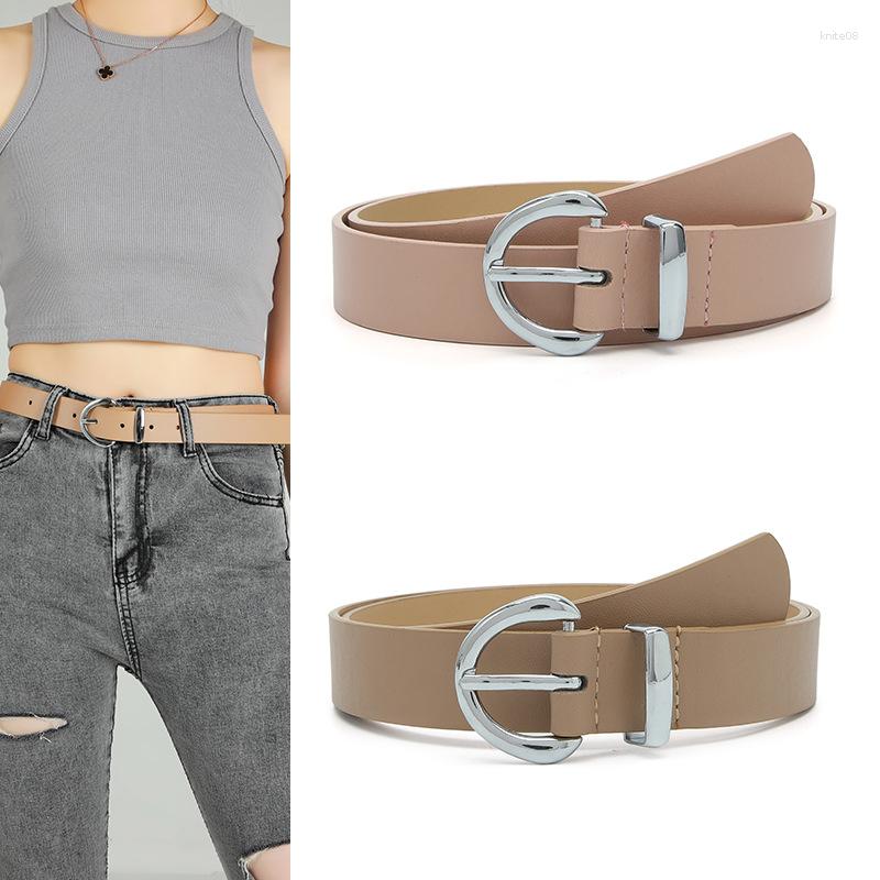 Belts Fashion Leather For Women Simple Mental Pin Buckle Girls Thin Belt Denim Jeans Dress Skirt Retro Waistband, White
Belts Fashion Leather For Women Simple Mental Pin Buckle Girls Thin Belt Denim Jeans Dress Skirt Retro Waistband, White