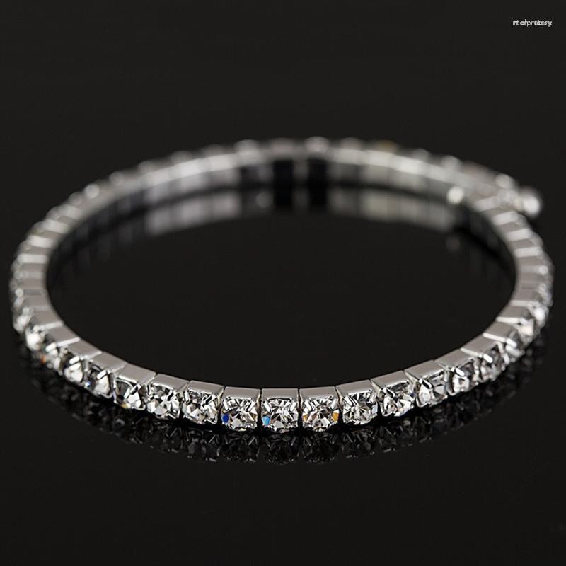 Bangle Women's/Girl's Fashion Sliver Filled Clear Austrian Crystal Elasticity Bracelets & Bangles Gift Jewelry B044
Bangle Women's/Girl's Fashion Sliver Filled Clear Austrian Crystal Elasticity Bracelets & Bangles Gift Jewelry B044