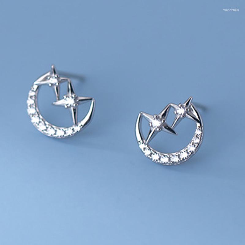 Stud Earrings Fashion Star And Moon For Women Girls Temperament 925 Sterling Exquisite Zircon Ear Studs Charm Jewelry Gift
Stud Earrings Fashion Star And Moon For Women Girls Temperament 925 Sterling Exquisite Zircon Ear Studs Charm Jewelry Gift