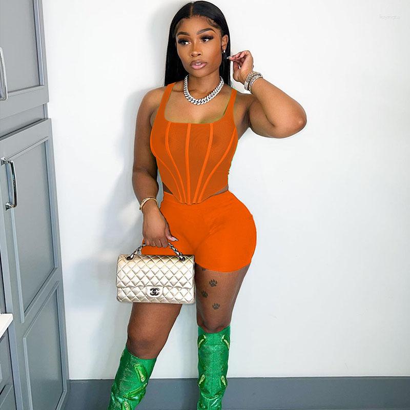 Women' Tracksuits Summer 2 Piece Short Sets Womens Outfits Sleeveless Mesh Sheer Tank Crop Top And Shorts Korea Night Party Club Clothes, Green
Women' Tracksuits Summer 2 Piece Short Sets Womens Outfits Sleeveless Mesh Sheer Tank Crop Top And Shorts Korea Night Party Club Clothes, Green
