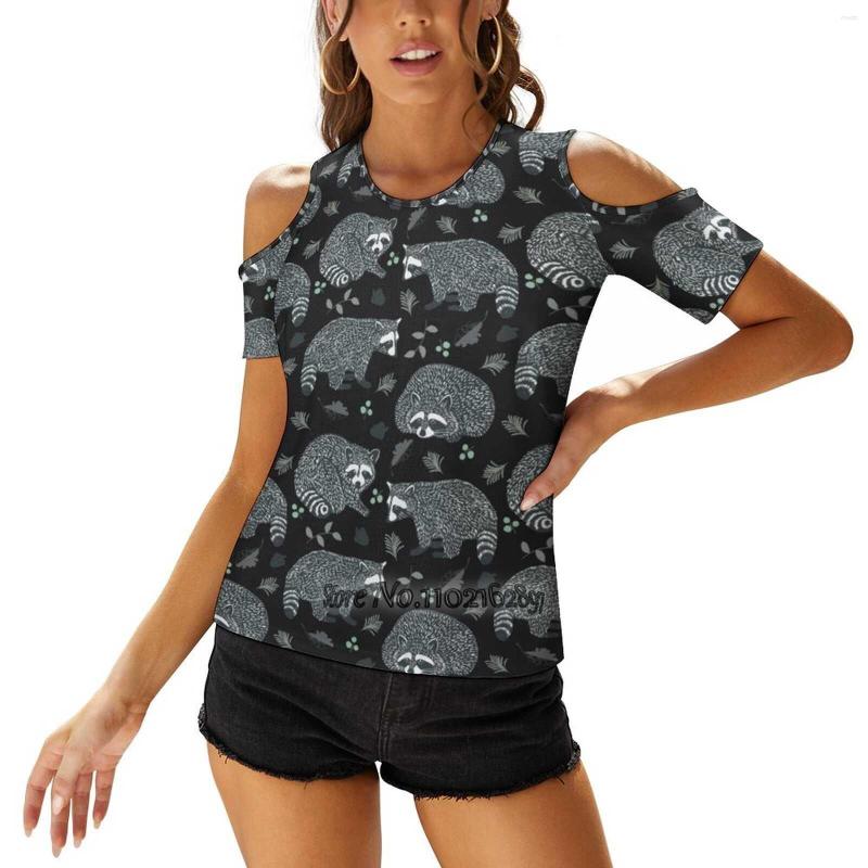 Women's T Shirts Raccoons! Woman's T-Shirt Spring And Summer Printed Pullover Top Raccoon Repeat Pattern Raccoons, Aut
Women's T Shirts Raccoons! Woman's T-Shirt Spring And Summer Printed Pullover Top Raccoon Repeat Pattern Raccoons, Aut