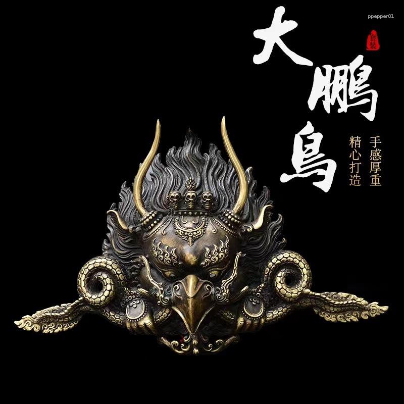 Pendant Necklaces FoYuan Silver Color Dapeng Golden Winged Bird Hanging Tag Tantric Painted Ornament
Pendant Necklaces FoYuan Silver Color Dapeng Golden Winged Bird Hanging Tag Tantric Painted Ornament