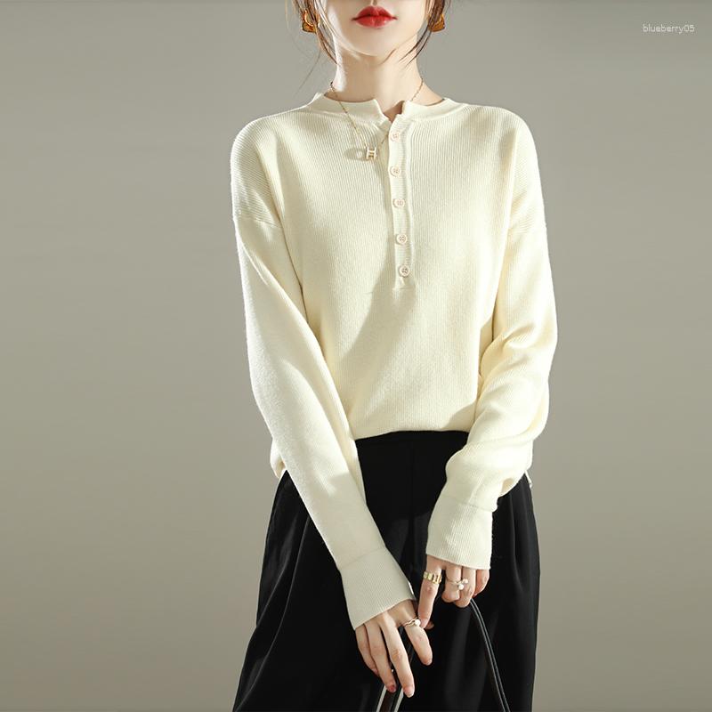 Women's Sweaters Ladies Bottoming Coat For Fall/Winter Style Round Neck Long Sleeve Fashion All-Match Half-Open Button Knit Sweater Slim Fit, Black
Women's Sweaters Ladies Bottoming Coat For Fall/Winter Style Round Neck Long Sleeve Fashion All-Match Half-Open Button Knit Sweater Slim Fit, Black