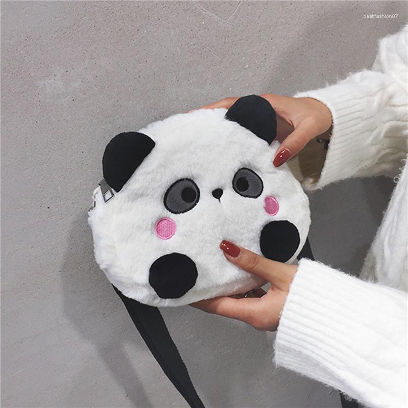 Evening Bags Ladies Shoulder Bag Cartoon Panda Cross Body Messenger Plush Handbag Gift For Valentine's Day, White
Evening Bags Ladies Shoulder Bag Cartoon Panda Cross Body Messenger Plush Handbag Gift For Valentine's Day, White