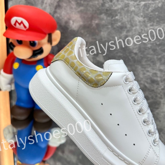 2023 Top Hot Fashion Shoes White Black Dream Sneaker womens and mens Rubber Sole Soft Calfskin Leather Lace-up Trainers, 04
2023 Top Hot Fashion Shoes White Black Dream Sneaker womens and mens Rubber Sole Soft Calfskin Leather Lace-up Trainers, 04