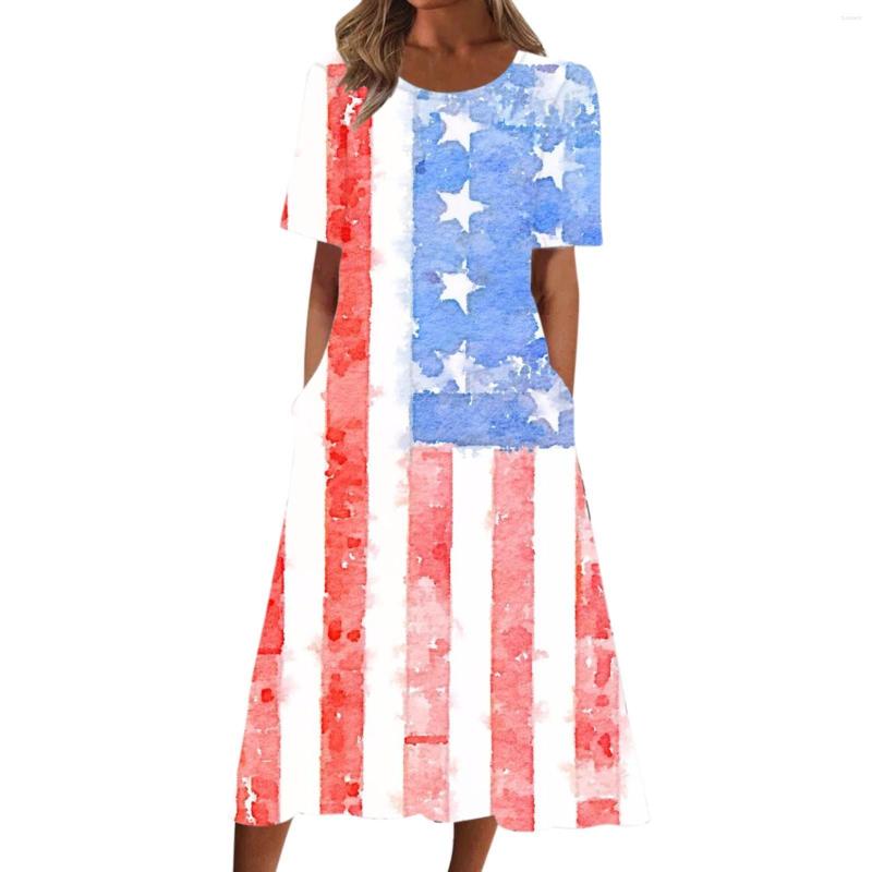 Casual Dresses Women' Summer Print Round Neck Short Sleeve Dress Bohemian With Beach Fancy For Women
Casual Dresses Women' Summer Print Round Neck Short Sleeve Dress Bohemian With Beach Fancy For Women