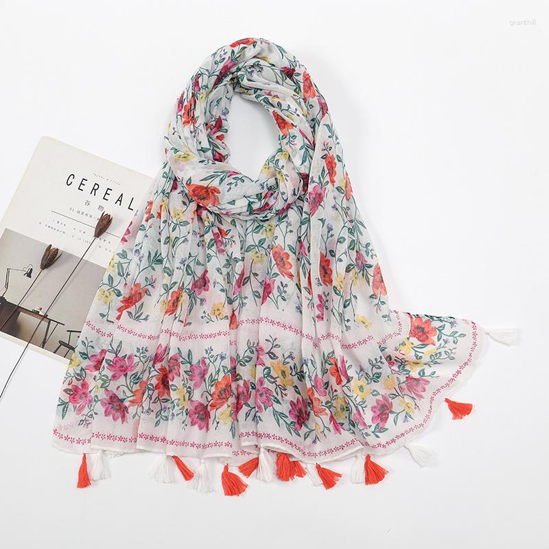 Scarves Floral Tassel Viscose Shawl Scarf Fashion High Quality Wrap Lady Pashmina Stole Aztec Bufandas Print Muslim Hijabs
Scarves Floral Tassel Viscose Shawl Scarf Fashion High Quality Wrap Lady Pashmina Stole Aztec Bufandas Print Muslim Hijabs