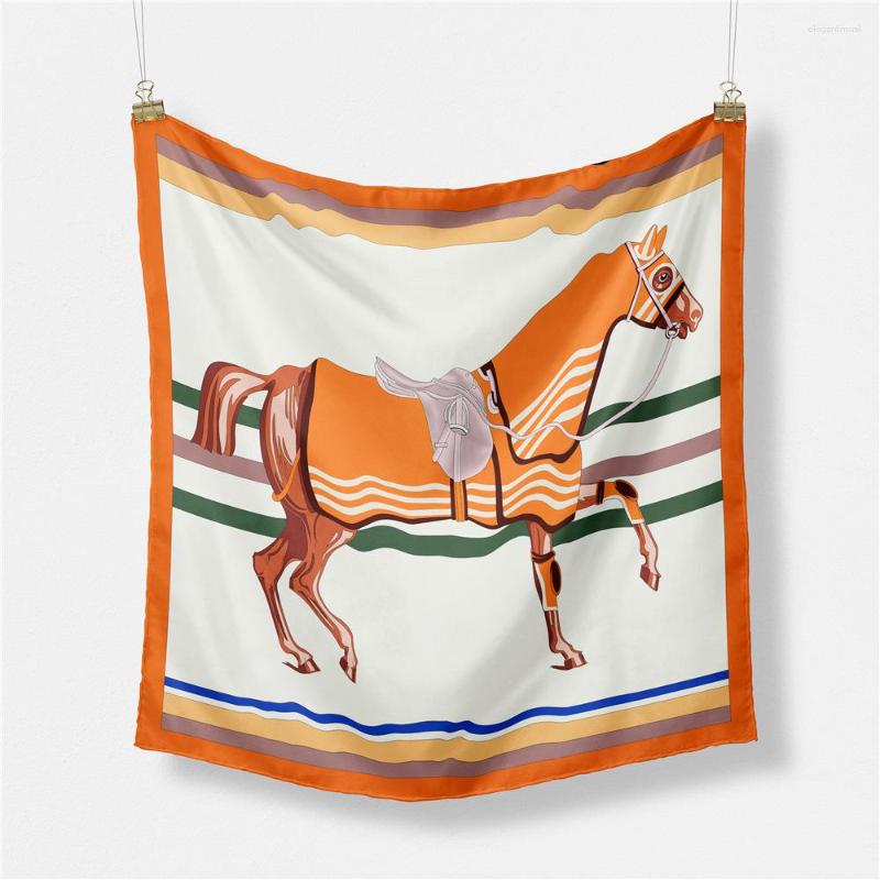 Scarves 53 53CM Painting Silk Twill Square Scarf Headscarf Women Luxury War Horse Geometric Stripe Lady Brand Foulard Hijab
Scarves 53 53CM Painting Silk Twill Square Scarf Headscarf Women Luxury War Horse Geometric Stripe Lady Brand Foulard Hijab