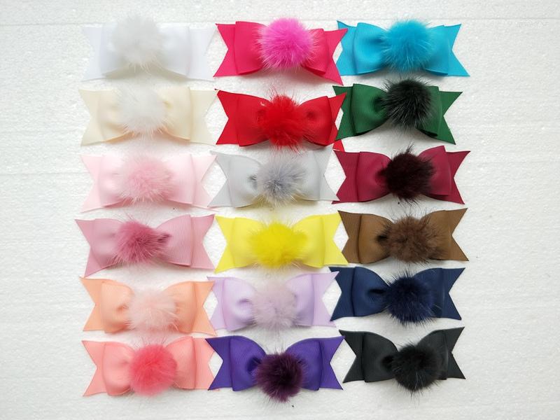 Hair Accessories 10pcs Boutique Girl 4" Tuxedo Bows Clips Pom Fur Pompon Headwear Sweet Pompoms Hairpins GR106, Random color
Hair Accessories 10pcs Boutique Girl 4" Tuxedo Bows Clips Pom Fur Pompon Headwear Sweet Pompoms Hairpins GR106, Random color