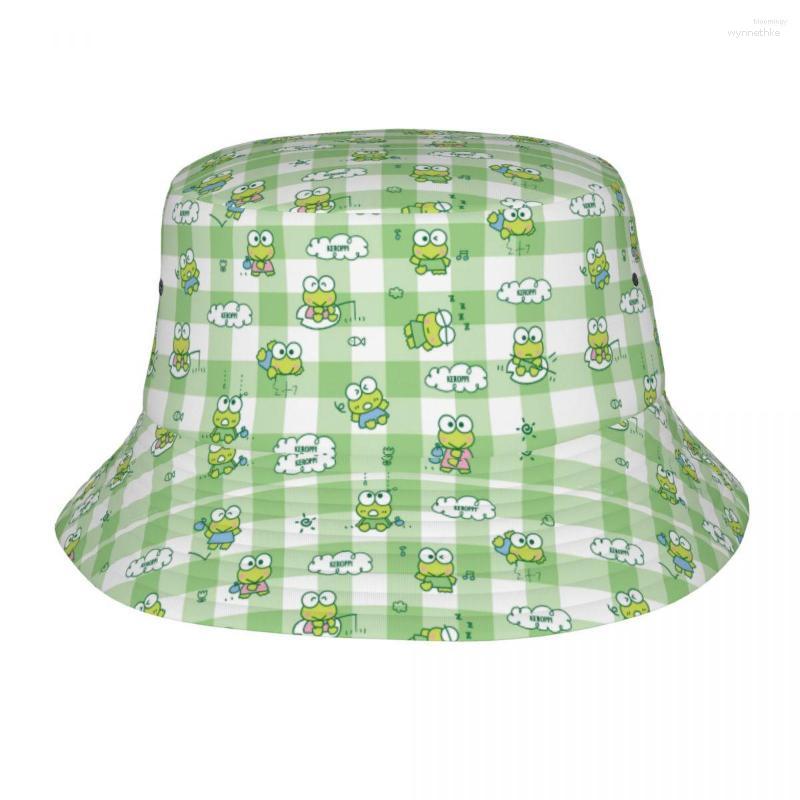 Berets Unique Green Keroppi Cartoon Frog Bucket Hat Unisex Foldable Outdoor Fisherman Caps Travel Headwear, Black
Berets Unique Green Keroppi Cartoon Frog Bucket Hat Unisex Foldable Outdoor Fisherman Caps Travel Headwear, Black