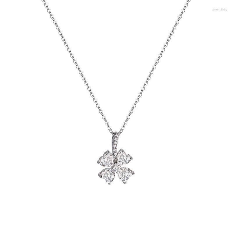 Pendant Necklaces Nimble Lucky Zircon Flower Plant Four-leaf Clover Love Heart Mother's Day Necklace Woman Girl Wedding Blessing Jewelry
Pendant Necklaces Nimble Lucky Zircon Flower Plant Four-leaf Clover Love Heart Mother's Day Necklace Woman Girl Wedding Blessing Jewelry
