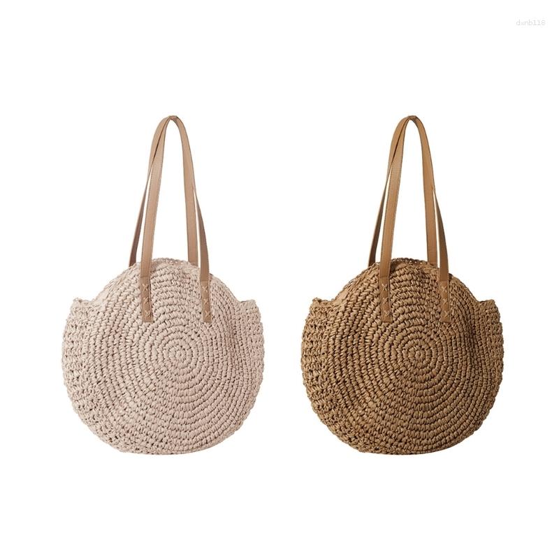 Evening Bags Summer Straw Tote Bag Women Beach Large Capacity Woven Shoulder Handbag 066F, Beige
Evening Bags Summer Straw Tote Bag Women Beach Large Capacity Woven Shoulder Handbag 066F, Beige