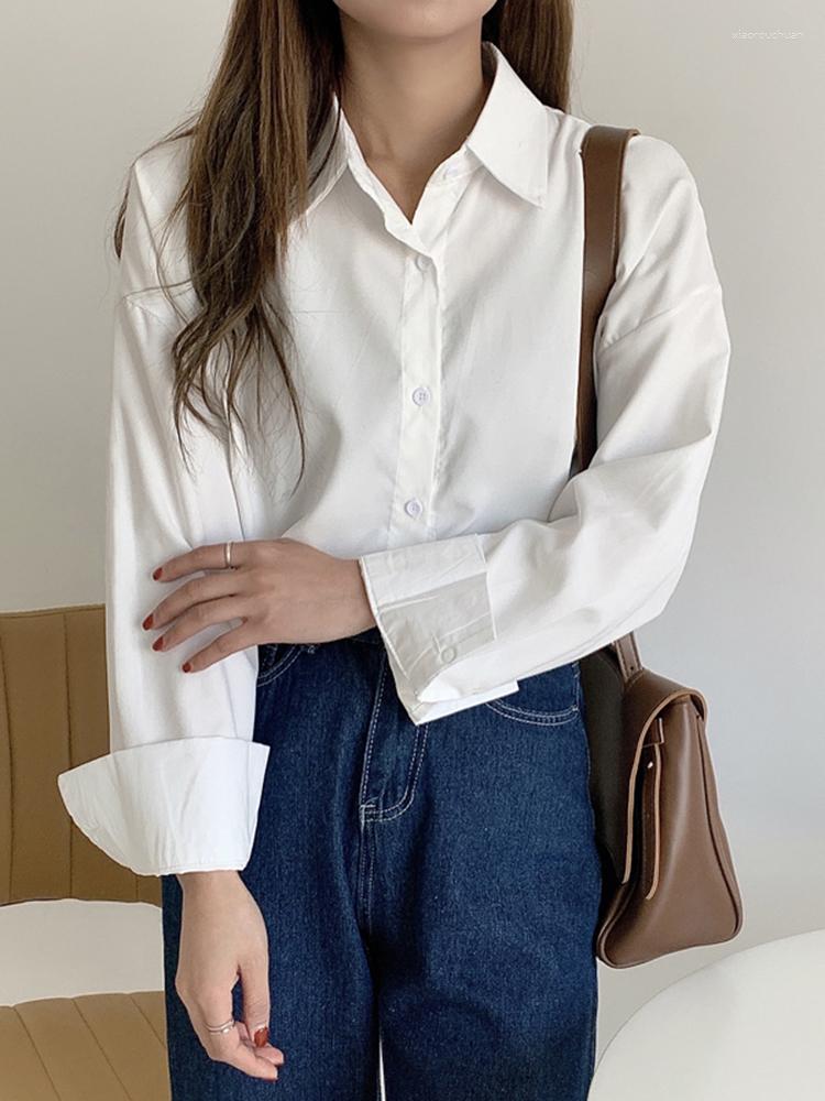 Women's Blouses Button Up Shirts Women Cotton Long Sleeve Korean Office Lady Blouse 2023 Summer Fall Basic White Blue Pink Tops, Khaki
Women's Blouses Button Up Shirts Women Cotton Long Sleeve Korean Office Lady Blouse 2023 Summer Fall Basic White Blue Pink Tops, Khaki
