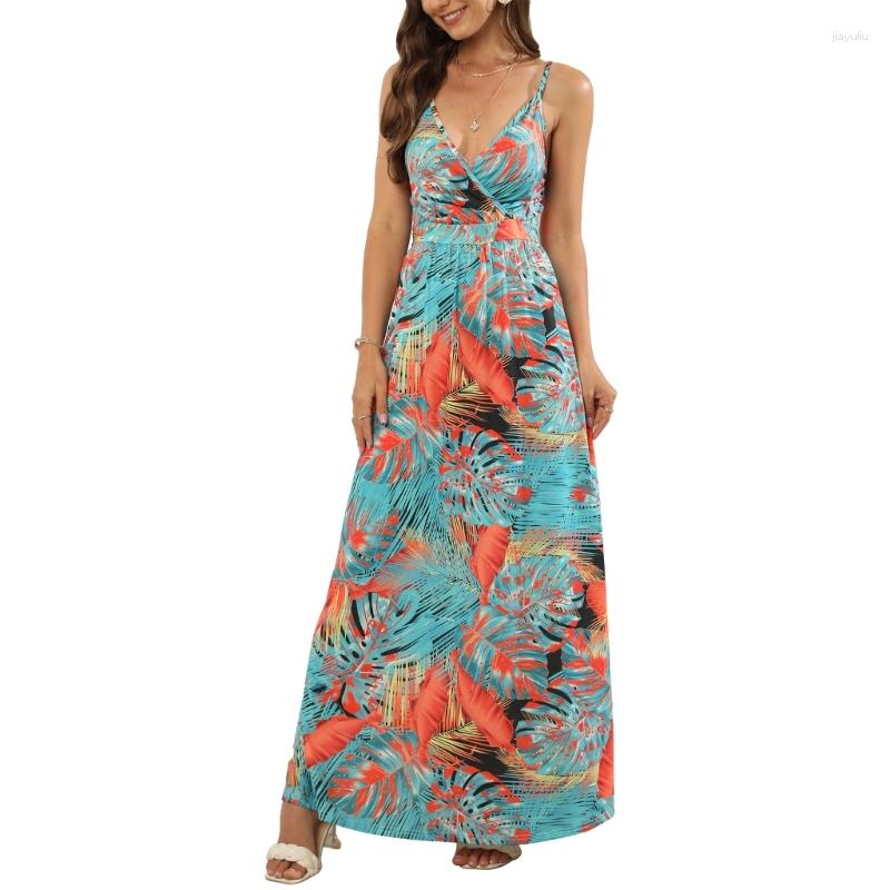 Casual Dresses M2EA Deep VNeck Dress Floral Maxi Spaghetti Strap Boho Long Bohemian Beach Summer, Lake blue
Casual Dresses M2EA Deep VNeck Dress Floral Maxi Spaghetti Strap Boho Long Bohemian Beach Summer, Lake blue