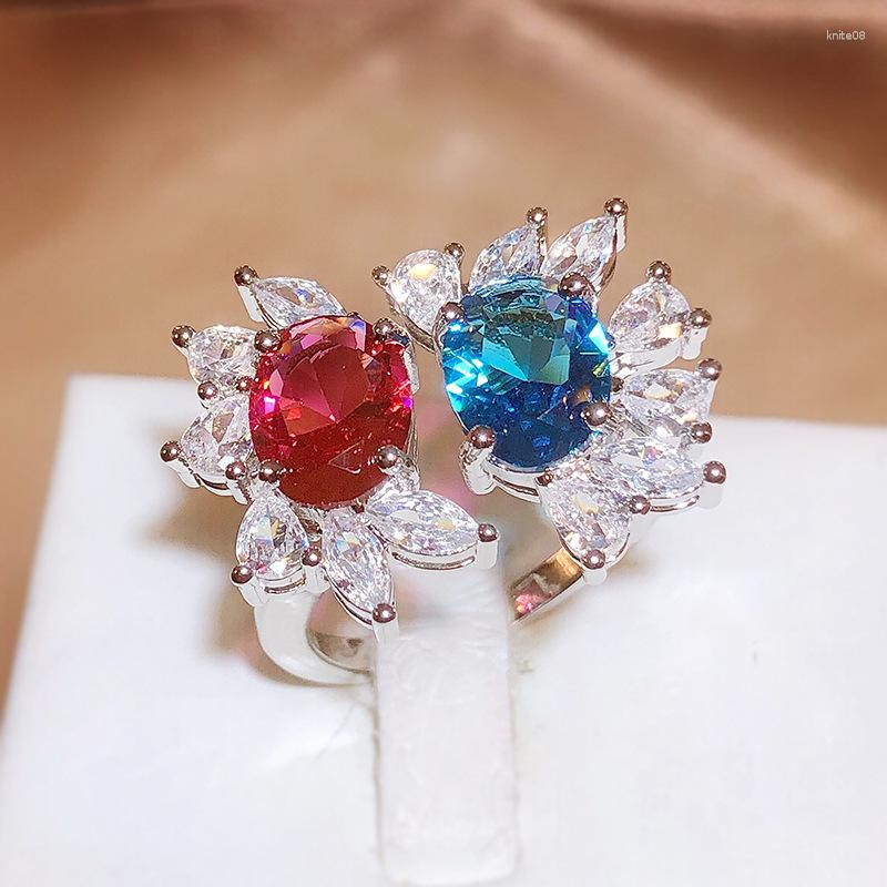 Cluster Rings Est Geometric Double Stone Shine Zirconia S925 Silver Ring Simulation Diamond Wedding Bridal Proposal Fine Jewelry
Cluster Rings Est Geometric Double Stone Shine Zirconia S925 Silver Ring Simulation Diamond Wedding Bridal Proposal Fine Jewelry