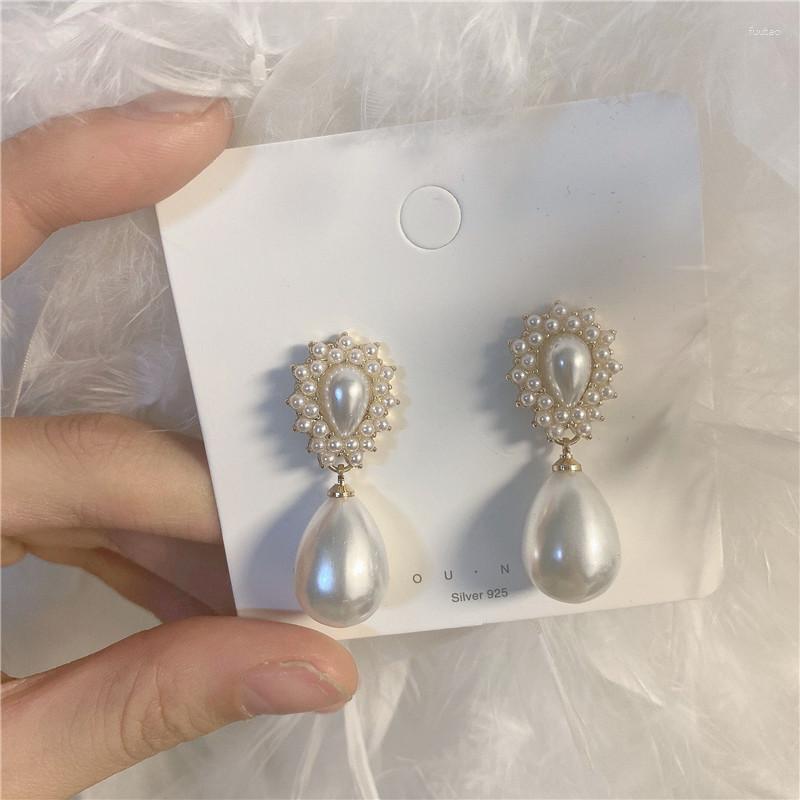 Dangle Earrings Korean Fashion Women's Accessories Temperament Simple Imitation Pearl Water Drop Graceful Ladies Jewelry
Dangle Earrings Korean Fashion Women's Accessories Temperament Simple Imitation Pearl Water Drop Graceful Ladies Jewelry