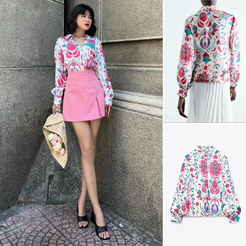 Women's Blouses COS LRIS 2023 Spring And Autumn Button-down Closed Long-sleeved Lapel Silk Satin Texture Flower Print Shirt 8315231, Multi
Women's Blouses COS LRIS 2023 Spring And Autumn Button-down Closed Long-sleeved Lapel Silk Satin Texture Flower Print Shirt 8315231, Multi