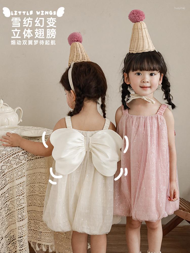 Girl Dresses Girls' Strap Mesh Dress 2023 Summer Wings Fashionable Sequins Princess, Pink
Girl Dresses Girls' Strap Mesh Dress 2023 Summer Wings Fashionable Sequins Princess, Pink