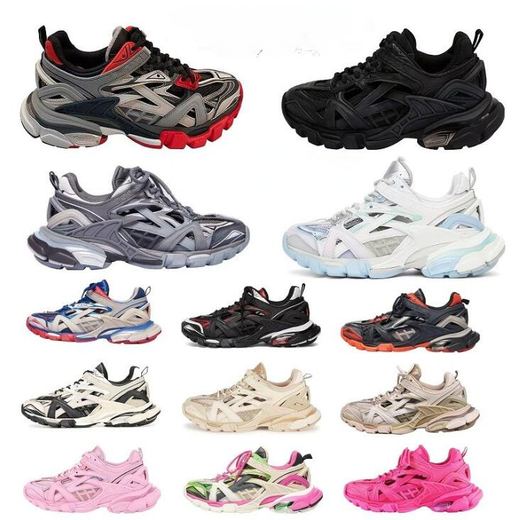 Designer Track 2.0 Sneakers Men Women Casual Shoes Breathable Lace-up Shoe Mesh Nylon Embossed Leather Running Sport Sneaker size 35-46, Color1 
Designer Track 2.0 Sneakers Men Women Casual Shoes Breathable Lace-up Shoe Mesh Nylon Embossed Leather Running Sport Sneaker size 35-46, Color1