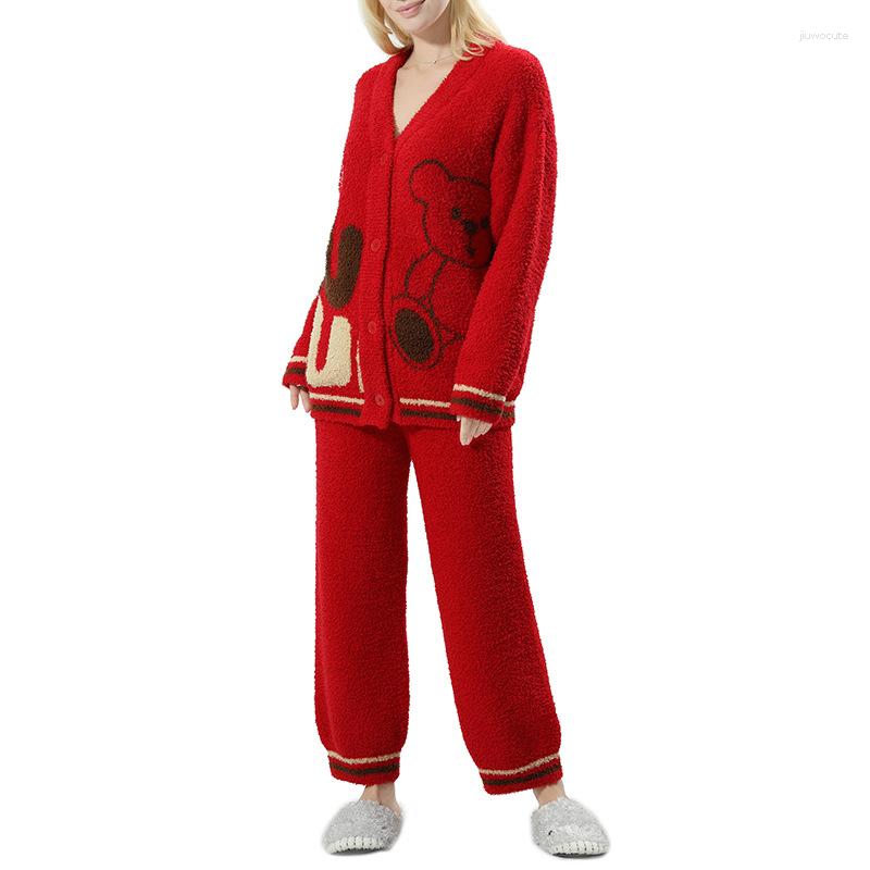 Women's Sleepwear Flannel Winter Cardigan 2Pcs Printing Long Sleeves Shirt Pant V Neck Pajamas Sets Sleep Suit Home Clothes Casual Homewear, Yellow
Women's Sleepwear Flannel Winter Cardigan 2Pcs Printing Long Sleeves Shirt Pant V Neck Pajamas Sets Sleep Suit Home Clothes Casual Homewear, Yellow