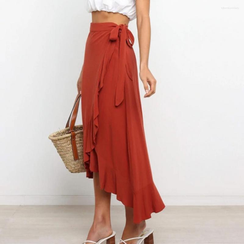 Skirts Women Summer Skirt High Waist Ruffles Lace Up Bow-knot Irregular Dress-up Patchwork Solid Color Midi Female Clothes, Beige
Skirts Women Summer Skirt High Waist Ruffles Lace Up Bow-knot Irregular Dress-up Patchwork Solid Color Midi Female Clothes, Beige