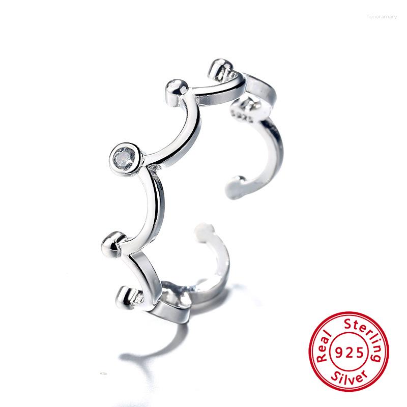 Cluster Rings Trendy Fashion Queen Crown Adjuestable Size Luxury Minimalist Silver 925 For Women Charm Fine Jewelry Gifts
Cluster Rings Trendy Fashion Queen Crown Adjuestable Size Luxury Minimalist Silver 925 For Women Charm Fine Jewelry Gifts