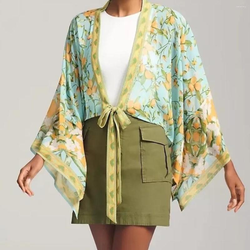 Women's Swimwear 2023 BOHO Women Cardigan Summer Beach Cape Flower Print Kimono Shirt Batwing Sleeve V-Neck Bow Tide Cover, Jj1511
Women's Swimwear 2023 BOHO Women Cardigan Summer Beach Cape Flower Print Kimono Shirt Batwing Sleeve V-Neck Bow Tide Cover, Jj1511