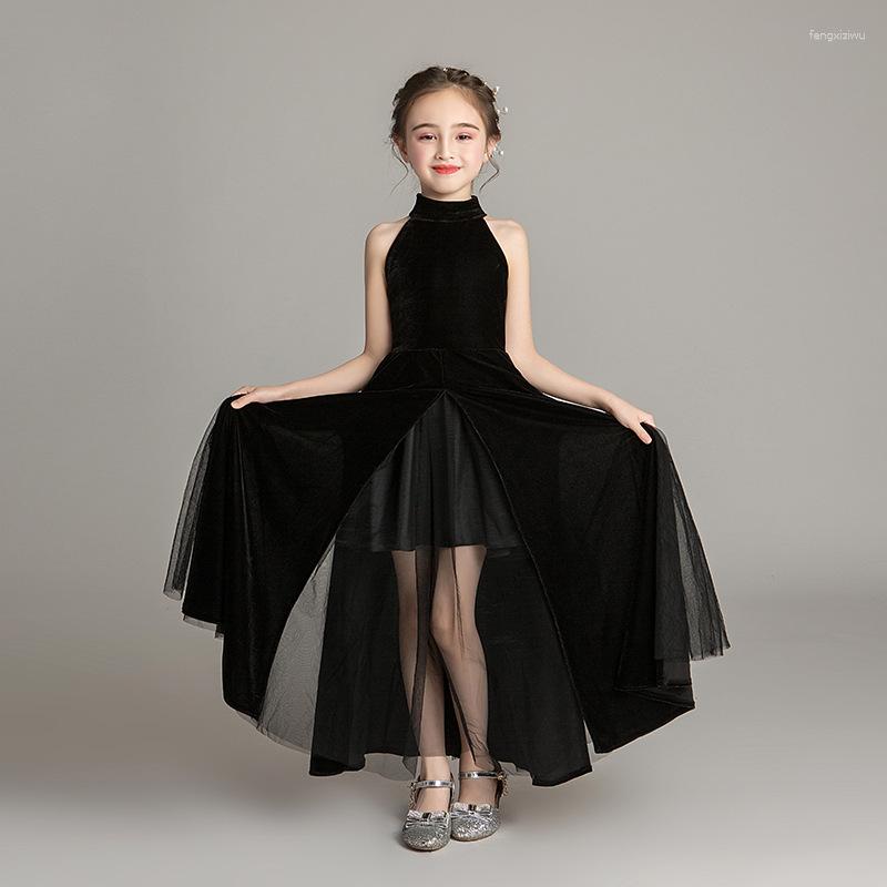 Girl Dresses Teen Girls Formal Velvet Dress Kids Solid Color Tulle Long Prom Children Elegant Evening Party Ball Gown Sleeveless, Black
Girl Dresses Teen Girls Formal Velvet Dress Kids Solid Color Tulle Long Prom Children Elegant Evening Party Ball Gown Sleeveless, Black