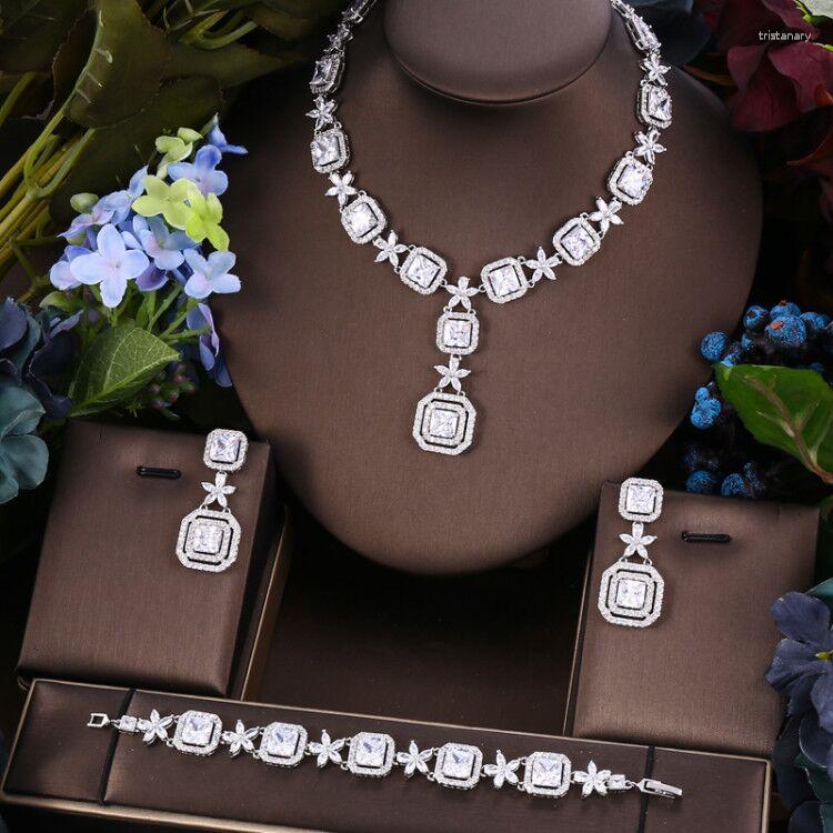 Necklace Earrings Set Janekelly 3pcs Bridal Zirconia Full For Women Party JK170 Luxury Dubai Nigeria CZ Crystal Wedding, Picture shown
Necklace Earrings Set Janekelly 3pcs Bridal Zirconia Full For Women Party JK170 Luxury Dubai Nigeria CZ Crystal Wedding, Picture shown