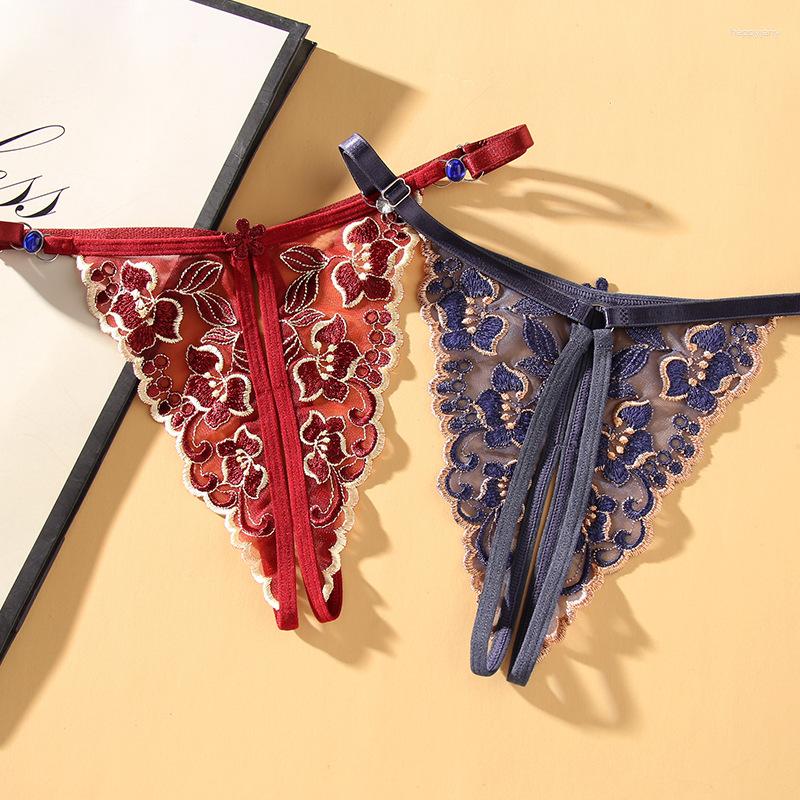 Women's Panties Design Women's Sexy Lace Transparent Lingerie T-back Adult Lady Stylish Naugty Open Crotch See-through Thong Spicy, 02
Women's Panties Design Women's Sexy Lace Transparent Lingerie T-back Adult Lady Stylish Naugty Open Crotch See-through Thong Spicy, 02