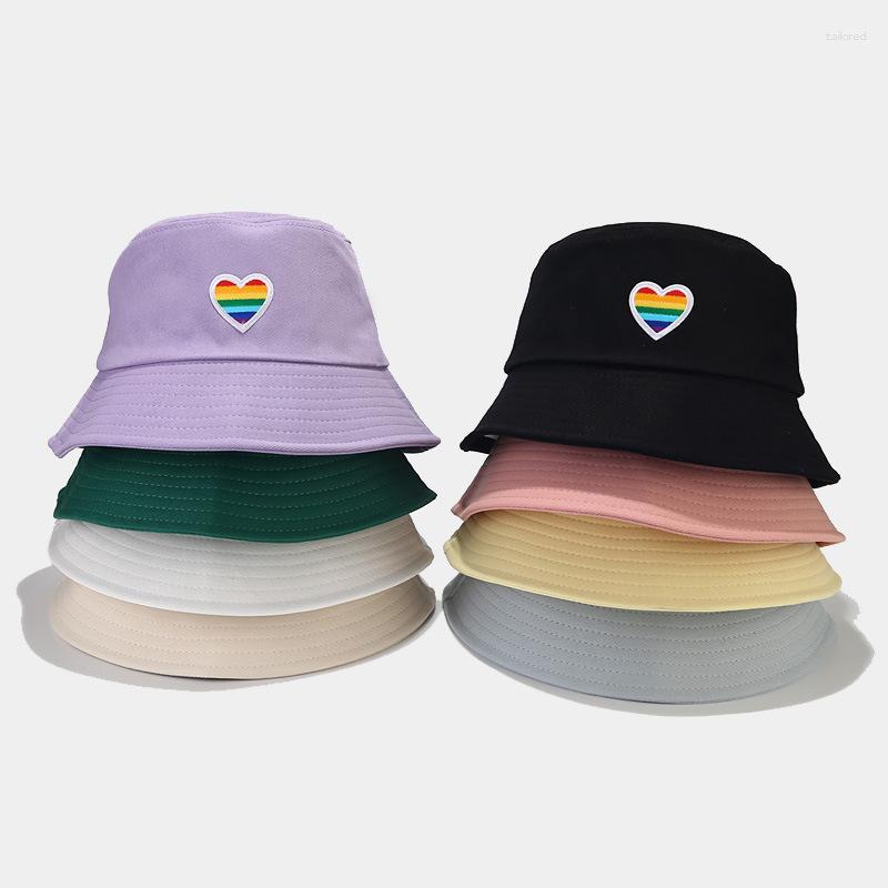 Berets 2023 Korean Bucket Hat Trendy Cotton Fashion Visor Rainbow Love Foldable Basin Hats Outdoor Men's And Women's Sun Cap Gorras, Beige
Berets 2023 Korean Bucket Hat Trendy Cotton Fashion Visor Rainbow Love Foldable Basin Hats Outdoor Men's And Women's Sun Cap Gorras, Beige