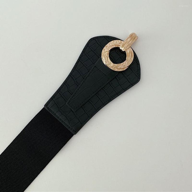 Belts Lady Waist Belt Elastic Faux Leather Tight Women Slim Strap Clothes Accessory, Black
Belts Lady Waist Belt Elastic Faux Leather Tight Women Slim Strap Clothes Accessory, Black