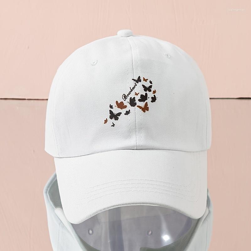 Beanies Print Butterfly Baseball Cap Adjustable Hat Distressed Custom Embroidered Valentine's Gifts For Her, White
Beanies Print Butterfly Baseball Cap Adjustable Hat Distressed Custom Embroidered Valentine's Gifts For Her, White