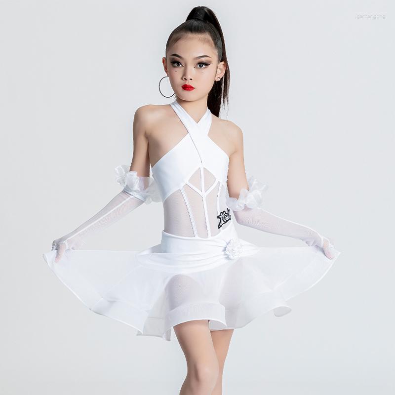 Stage Wear Kids Dancing Professional Dress Girls White Halter Latin Dance Ballroom Competition Dresses XS6294, Picture shown
Stage Wear Kids Dancing Professional Dress Girls White Halter Latin Dance Ballroom Competition Dresses XS6294, Picture shown
