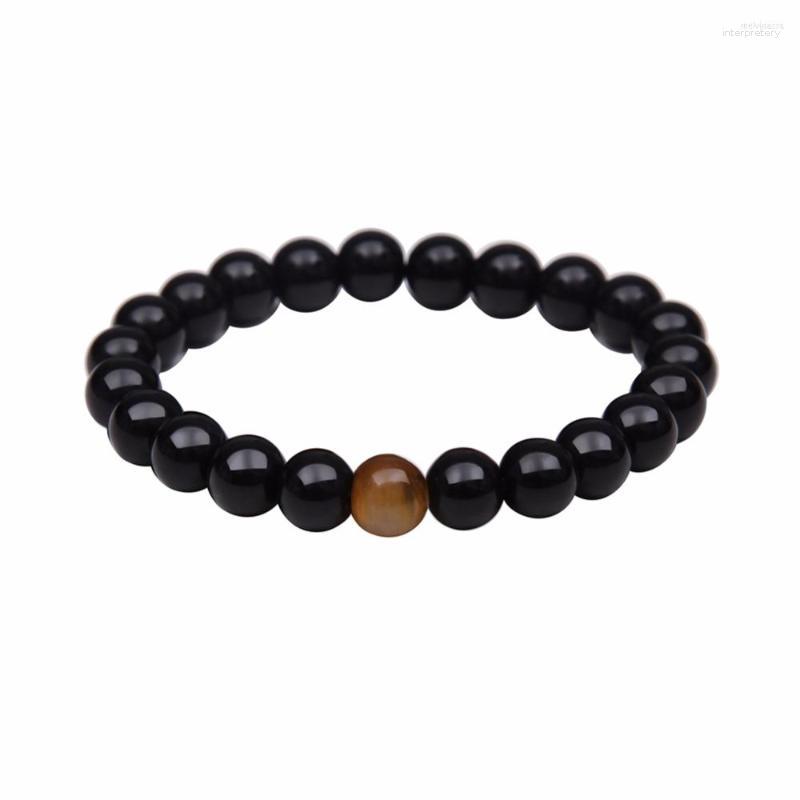 Strand 8/10/12mm Natural Stone Fashion Black Hematite Obsidian Charm Class Bracelet Gift For Men Women
Strand 8/10/12mm Natural Stone Fashion Black Hematite Obsidian Charm Class Bracelet Gift For Men Women