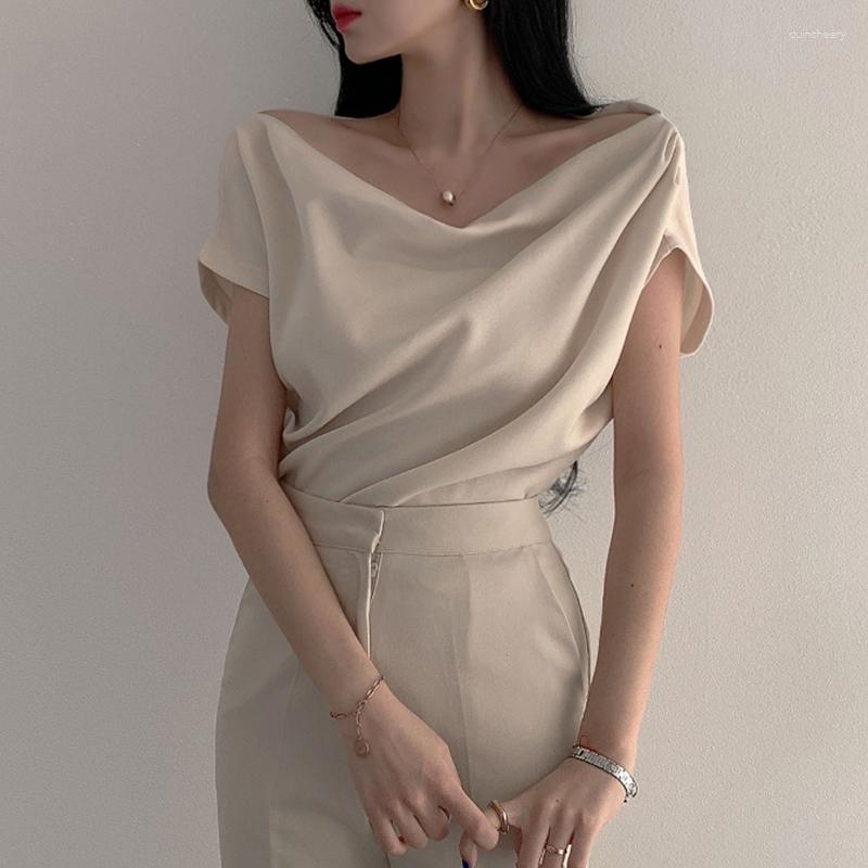 Women's Blouses Temperament Off Shoulder Design Versatile Short Sleeve Pile Up Collar Shirt Slash Crop Top Blusas Mujer De Moda 2023 Slim, Pink
Women's Blouses Temperament Off Shoulder Design Versatile Short Sleeve Pile Up Collar Shirt Slash Crop Top Blusas Mujer De Moda 2023 Slim, Pink