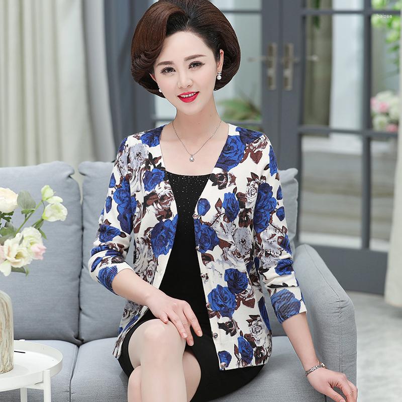 Women's Knits Women Sweater Cardgian Spring Autumn Floral Printed Knitwear Ladies Vintage Printing Knit Coat Long Sleeved C, Blue
Women's Knits Women Sweater Cardgian Spring Autumn Floral Printed Knitwear Ladies Vintage Printing Knit Coat Long Sleeved C, Blue