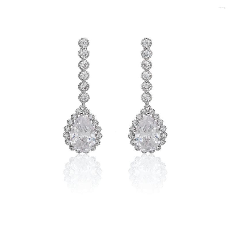 Dangle Earrings Classic Cubic Zircon Drop For Wedding Crystals Earring Bride Women Girl Gift CE10830
Dangle Earrings Classic Cubic Zircon Drop For Wedding Crystals Earring Bride Women Girl Gift CE10830