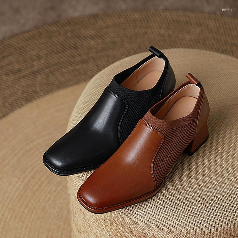 Dress Shoes Women Pumps Genuine Leather Office Lady GLADIATOR High-Quality Elegant Lagre Size Comfortable ThICK Heels A68, Photo
Dress Shoes Women Pumps Genuine Leather Office Lady GLADIATOR High-Quality Elegant Lagre Size Comfortable ThICK Heels A68, Photo
