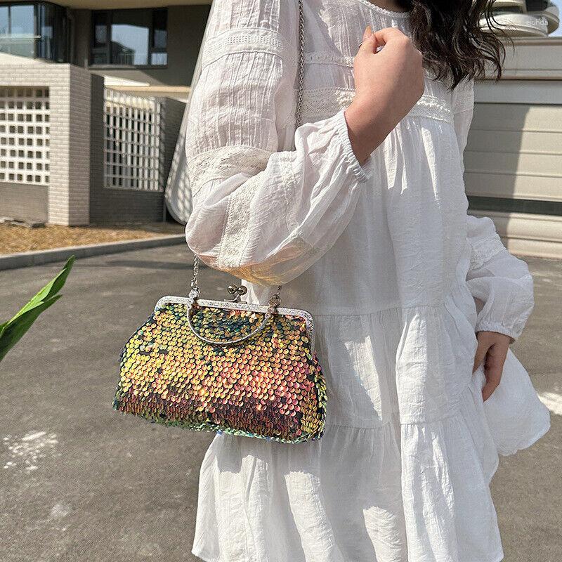 Evening Bags Sequin Bag With Dazzling Colors Fashionable Clutch & Crossbody For Women Designer Purse, Blue
Evening Bags Sequin Bag With Dazzling Colors Fashionable Clutch & Crossbody For Women Designer Purse, Blue