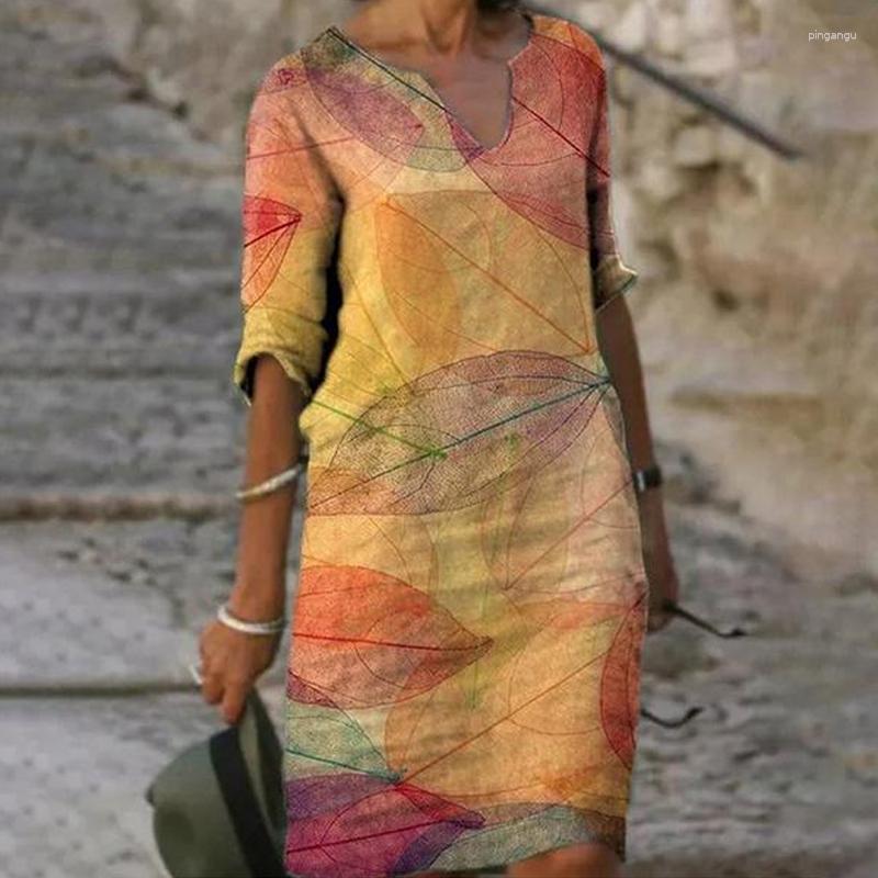 Casual Dresses Vintage And Chic Loose Mid Waist Ladies Short Dress Summer Flower Printed V-neck A-linen For Women Robe Femme 25878, Green vine
Casual Dresses Vintage And Chic Loose Mid Waist Ladies Short Dress Summer Flower Printed V-neck A-linen For Women Robe Femme 25878, Green vine