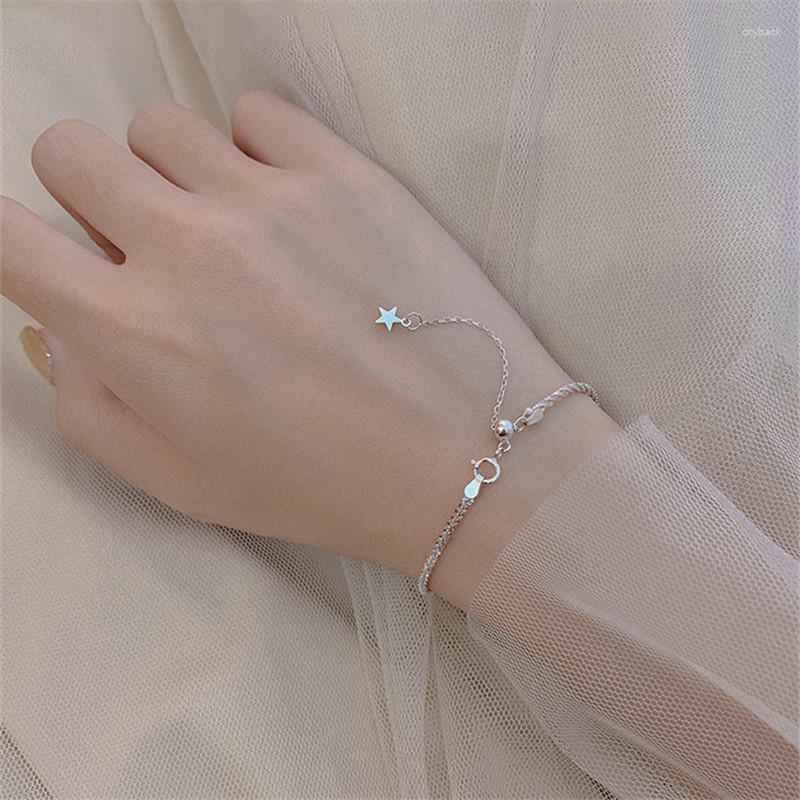 Link Bracelets Fashion Sparkling Chain Tassel Star Charm Bracelet &Bangle For Women Girls Handmade Party Wedding Jewelry Sl059
Link Bracelets Fashion Sparkling Chain Tassel Star Charm Bracelet &Bangle For Women Girls Handmade Party Wedding Jewelry Sl059
