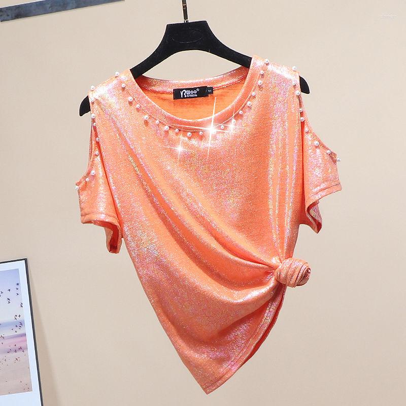 Women's Blouses Fashion O-Neck Spliced Beading Off Shoulder Short Sleeve Blouse Women's Clothing 2023 Summer Casual Pullovers Sweet, Pink
Women's Blouses Fashion O-Neck Spliced Beading Off Shoulder Short Sleeve Blouse Women's Clothing 2023 Summer Casual Pullovers Sweet, Pink