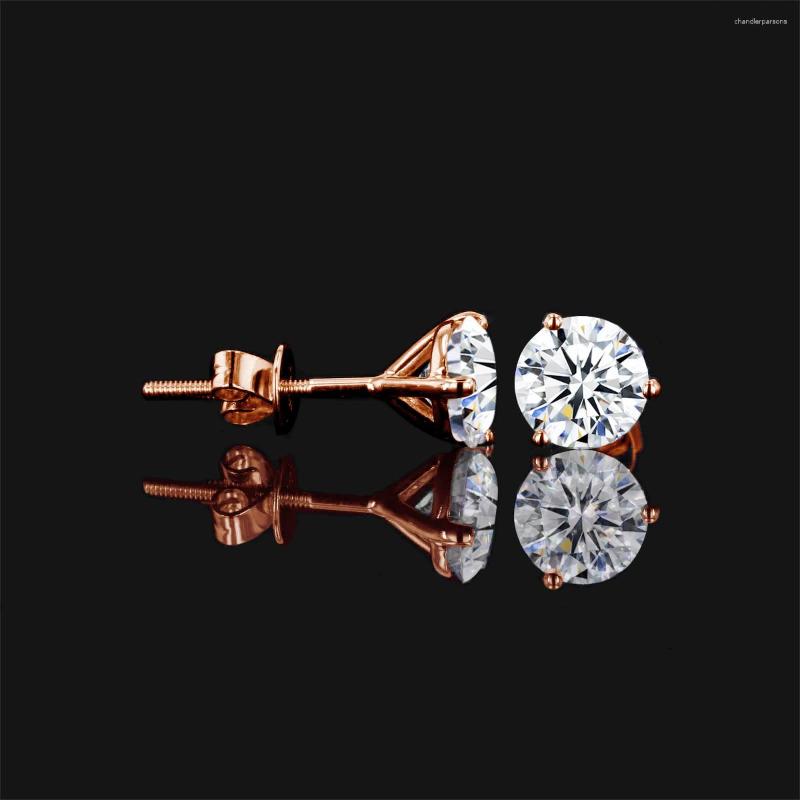 Stud Earrings 925 Sterling Silver 2 Carat 8.0mm D Color Moissanite For Women Top Quality Sparkling Wedding Jewelry
Stud Earrings 925 Sterling Silver 2 Carat 8.0mm D Color Moissanite For Women Top Quality Sparkling Wedding Jewelry