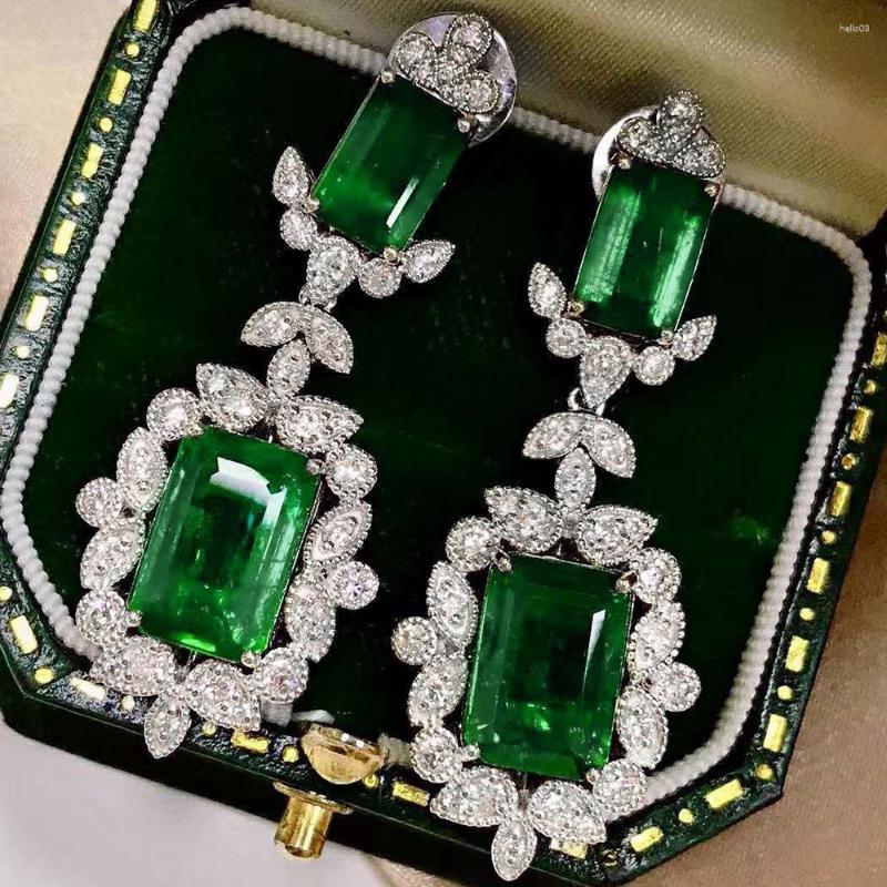 Dangle Earrings CAOSHI Attractive Female Drop Bright Green Crystal Tone Jewelry For Anniversary Party Delicate Design
Dangle Earrings CAOSHI Attractive Female Drop Bright Green Crystal Tone Jewelry For Anniversary Party Delicate Design