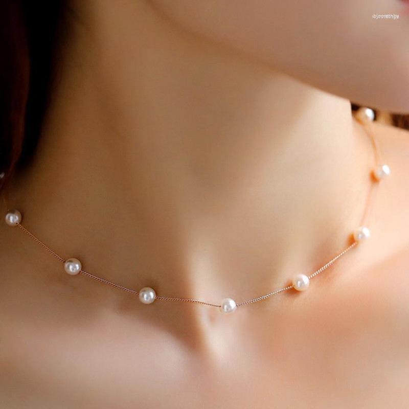 Chains 2023 Simple Beads Neck Chain Kpop Pearl Choker Necklace Gold Color Goth Chocker Jewelry On The Pendant Collar For Women
Chains 2023 Simple Beads Neck Chain Kpop Pearl Choker Necklace Gold Color Goth Chocker Jewelry On The Pendant Collar For Women